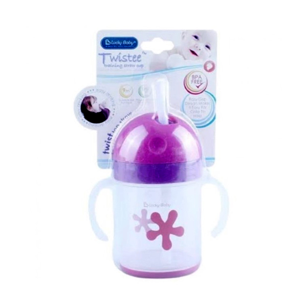 jual lucky baby lb 5190 twistee cup pink botol jual lucky baby lb 5190 twistee cup pink botol