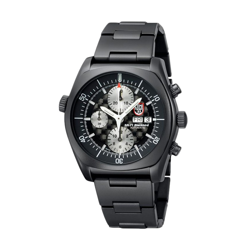 Luminox 9082.BO SR-71 Blackbird Automatic Chronograph SSB LE 9082 Jam Tangan Pria - Hitam