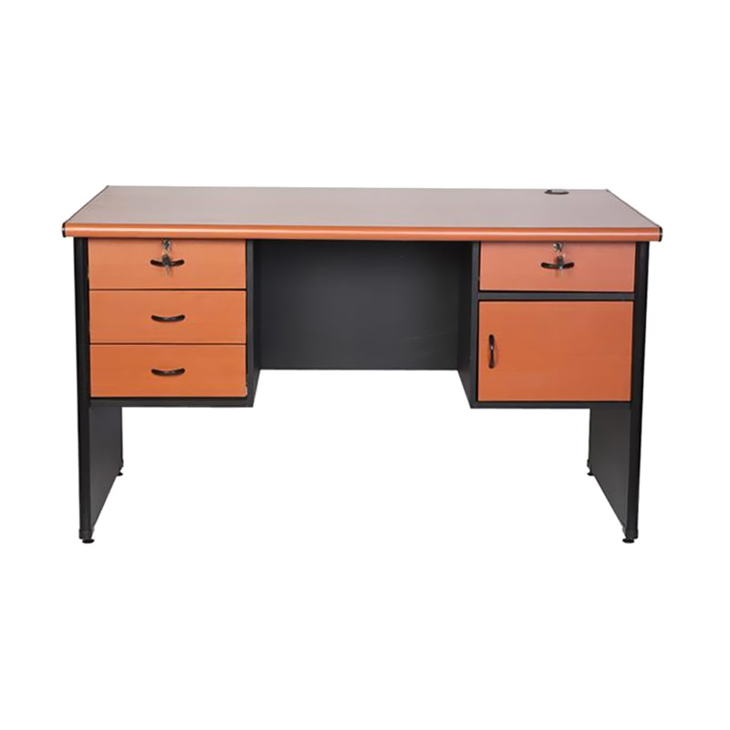 Lunar LMK 1475 L Office Meja [3/4 Biro/2 Laci/3 Pintu/Khusus Jabodetabek]