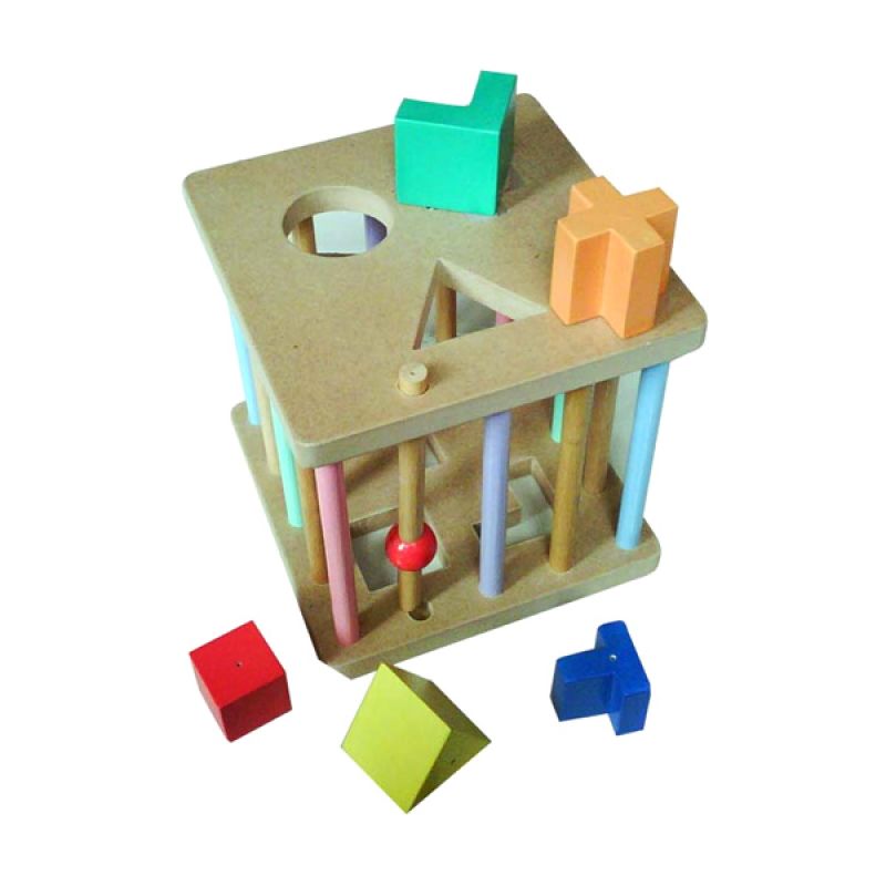 Promo Kidzntoys Mainan Anak Geo Sangkar Multicolor Mainan Edukasi Anak