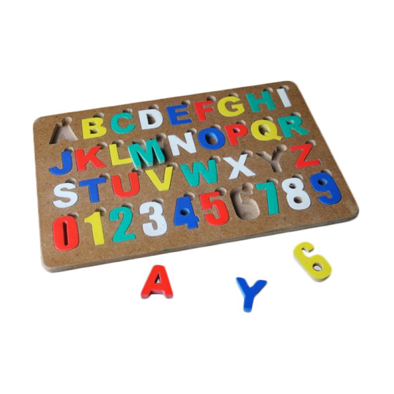 Jual Mainan Edukasi Puzzle Alphabet Angka Huruf Besar jual mainan edukasi puzzle alphabet angka huruf besar