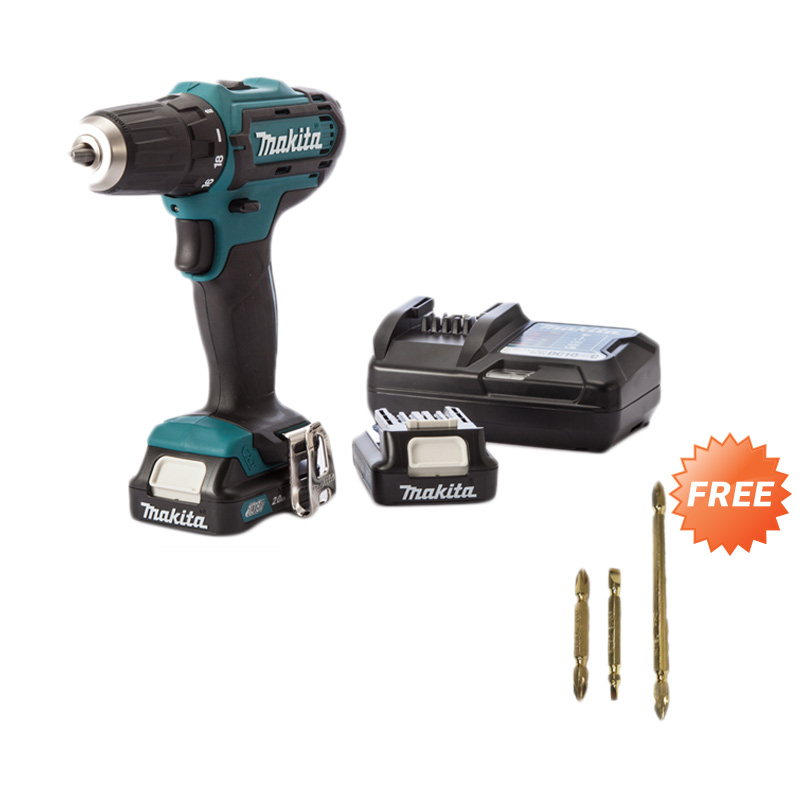 Jual Makita Mesin Bor Cordless 2 Bh Baterai [10 mm/12 V