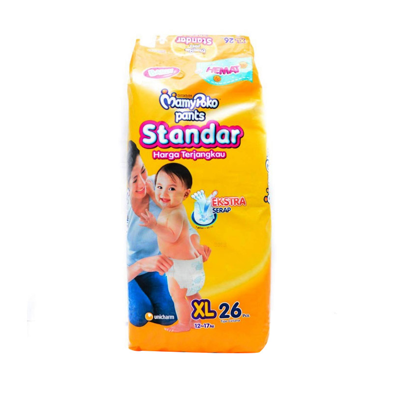 Jual MamyPoko Popok Pants Standard XL [26 Pcs] Murah