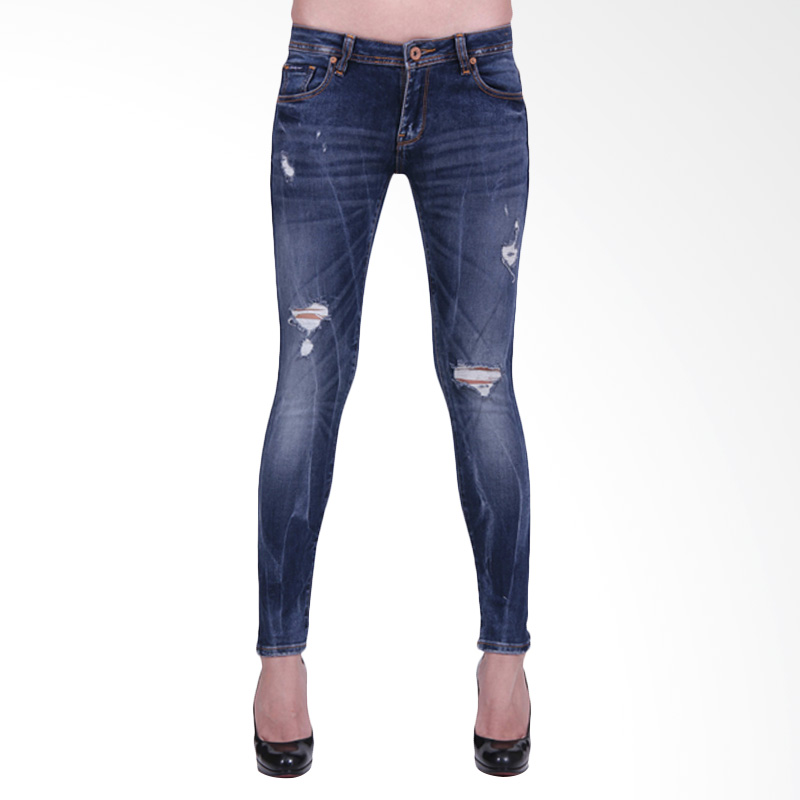 Mandalay Strech Ripped Jeans Wanita