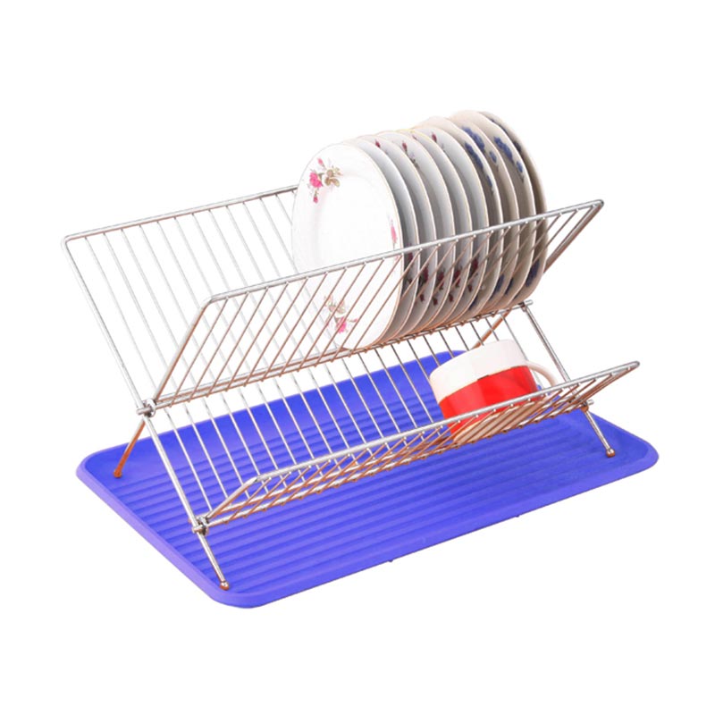 Jual Marco X Folding W Plastic Tray Dish Drainer Rak 