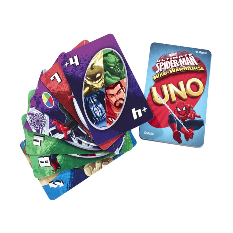 Jual Mattel Ultimate Spider Man Marvel UNO Card Game