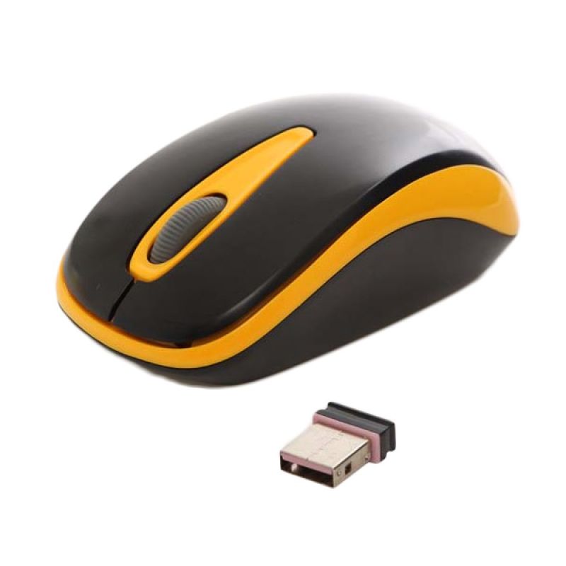 MDisk Mouse Wireless M107 Kuning Mouse ...