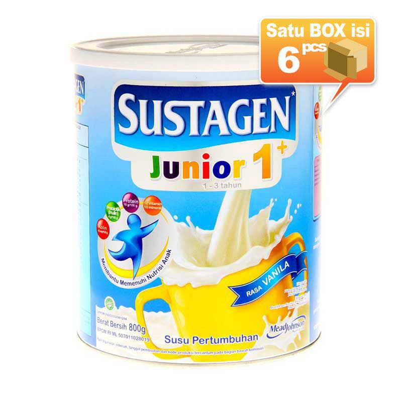 jual sustagen junior 1 vanila 800gr formula 6 pcs jual sustagen junior 1 vanila 800gr formula 6 pcs