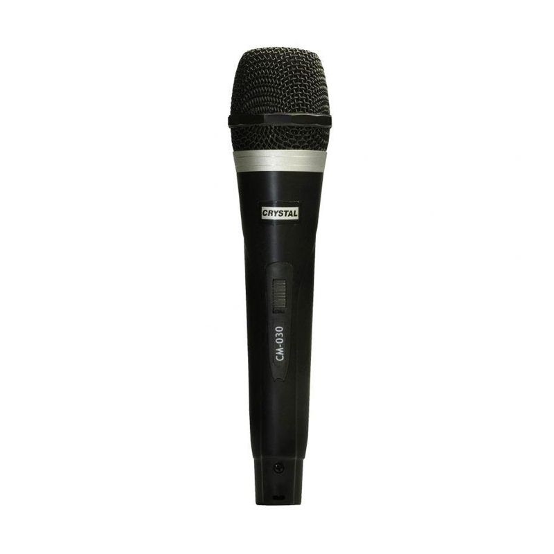 Crystal Microphone Kabel Karaoke CM-030 - Hitam