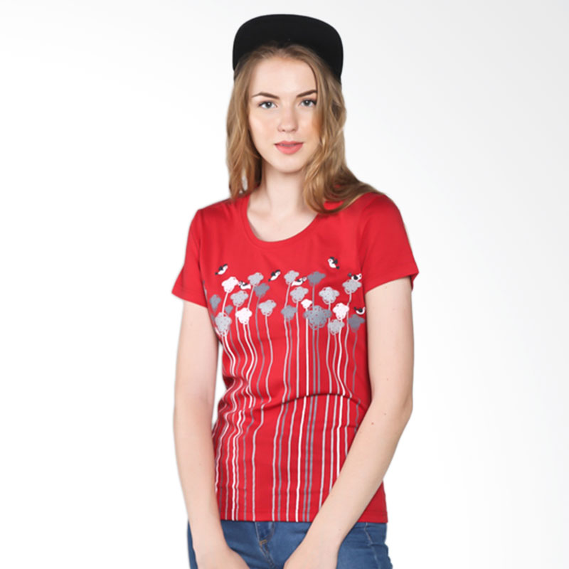 Meiji Joy 31511 1203 Laura T-shirt - Deep Red Extra diskon 7% setiap hari Extra diskon 5% setiap hari Citibank – lebih hemat 10%