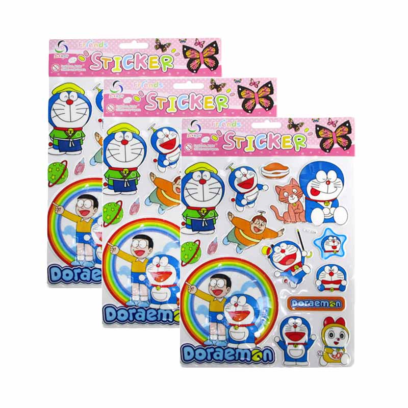 Jual Meilyngiftshop Doraemon Stiker Emboss [3pcs] Online 