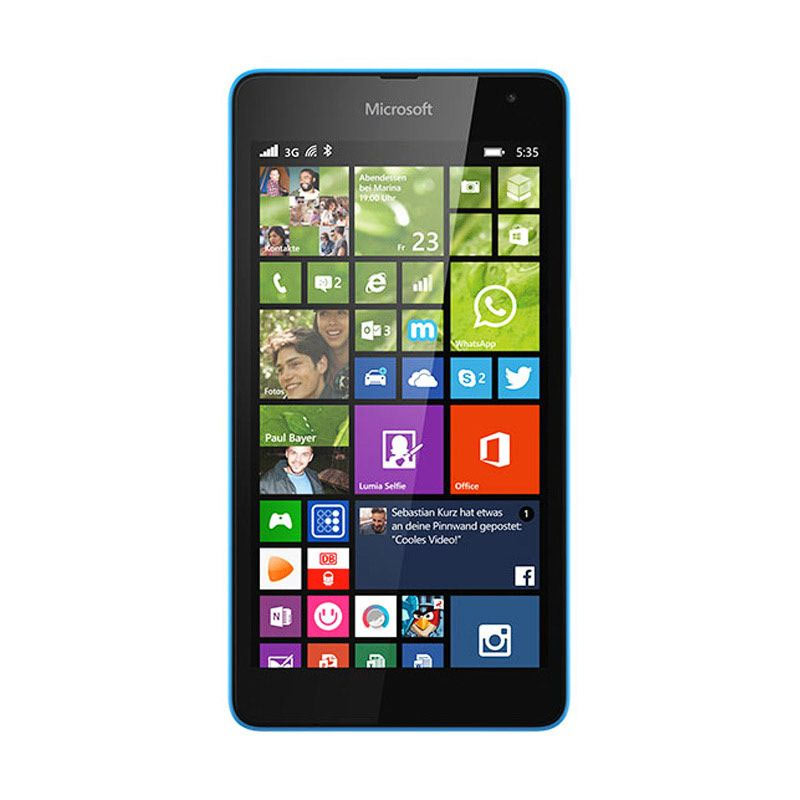 Microsoft Lumia 535 Smartphone - Cyan [8GB/ 1GB]
