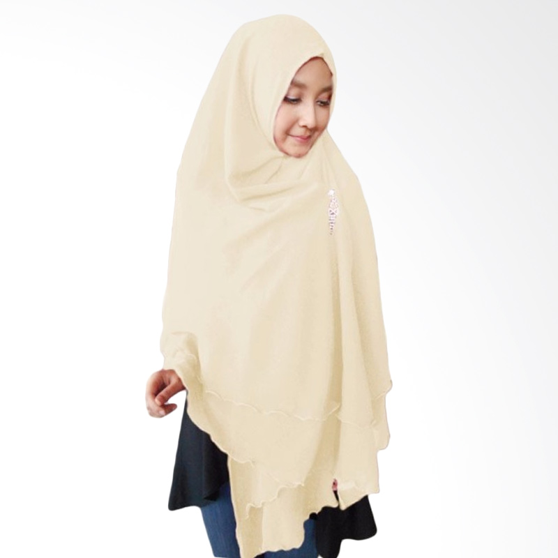Milyarda Hijab Oki Panjang Kerudung Syar'i - Cream