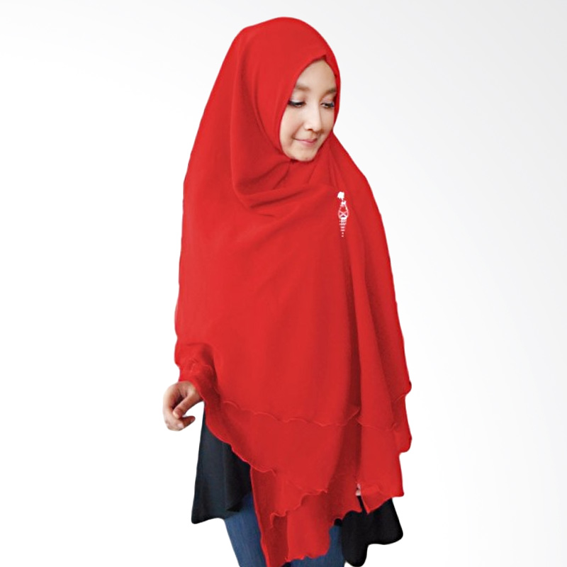 Milyarda Hijab Oki Panjang Kerudung Syar'i - Merah