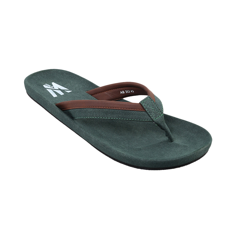 Minarno 002 Faux Leather Sandals Pria - Green