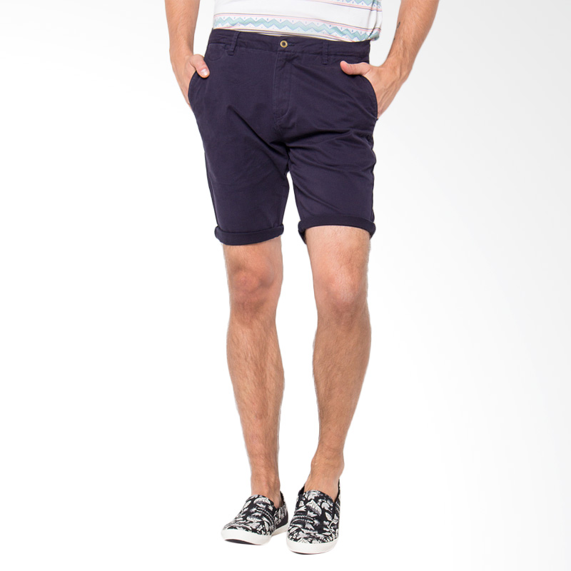 Minarno Chino Shorts - Navy