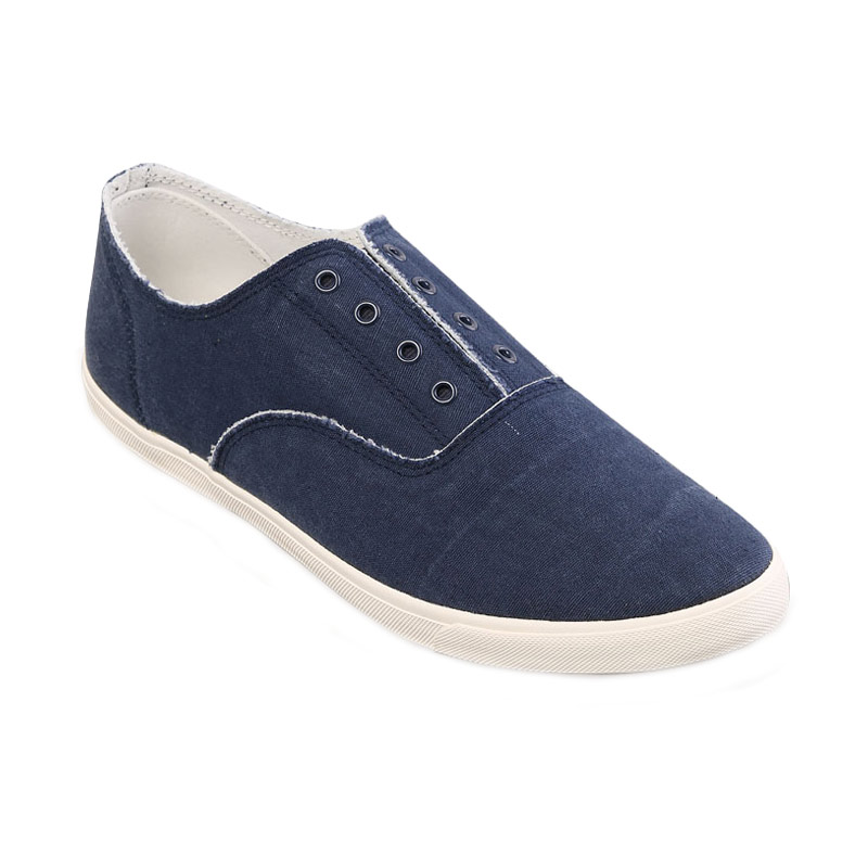 Minarno Laceless Slip On Sneakers - Blue