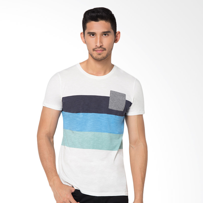 Minarno Striped Pocket 02 Tee Men T-shirt - Navy Extra diskon 7% setiap hari Extra diskon 5% setiap hari Citibank – lebih hemat 10%