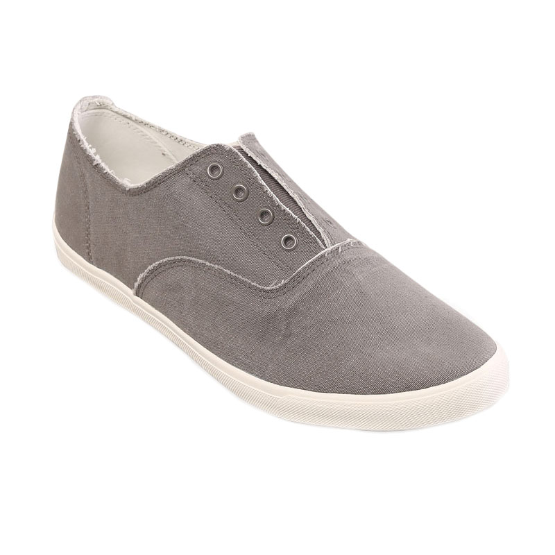 Minarno Laceless Slip-On Sneakers - Grey