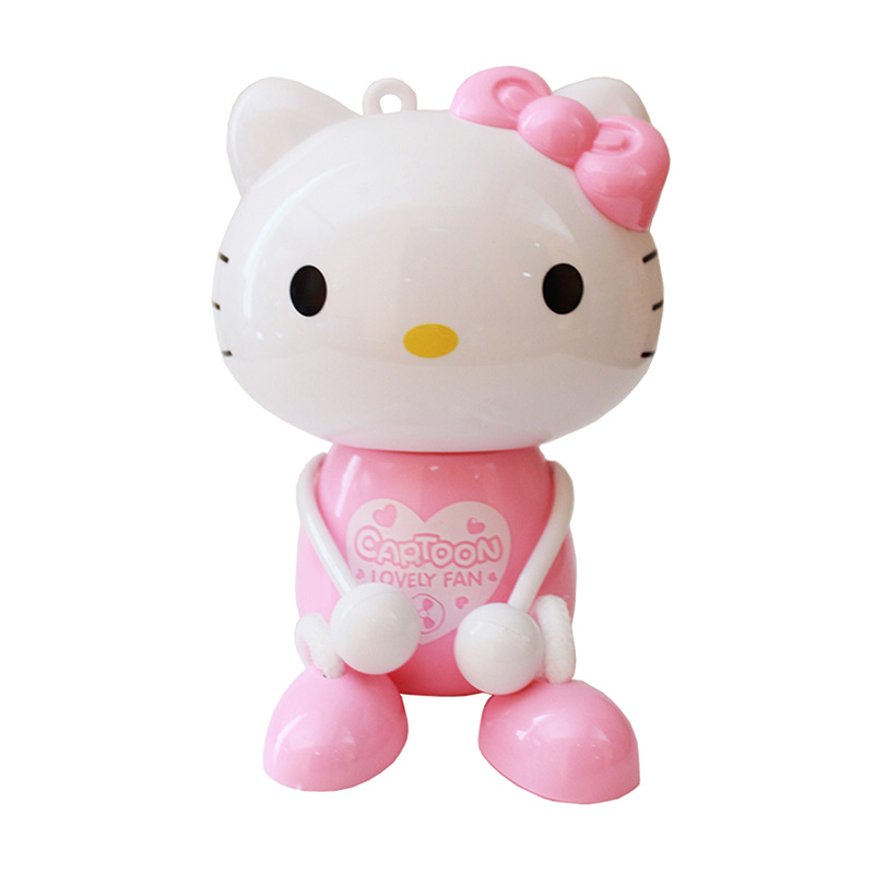 Jual Mini Fan Cartoon Karakter Hello Kitty Kipas Angin 