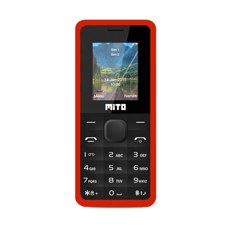 Mito 168 Candybar Handphone - Red