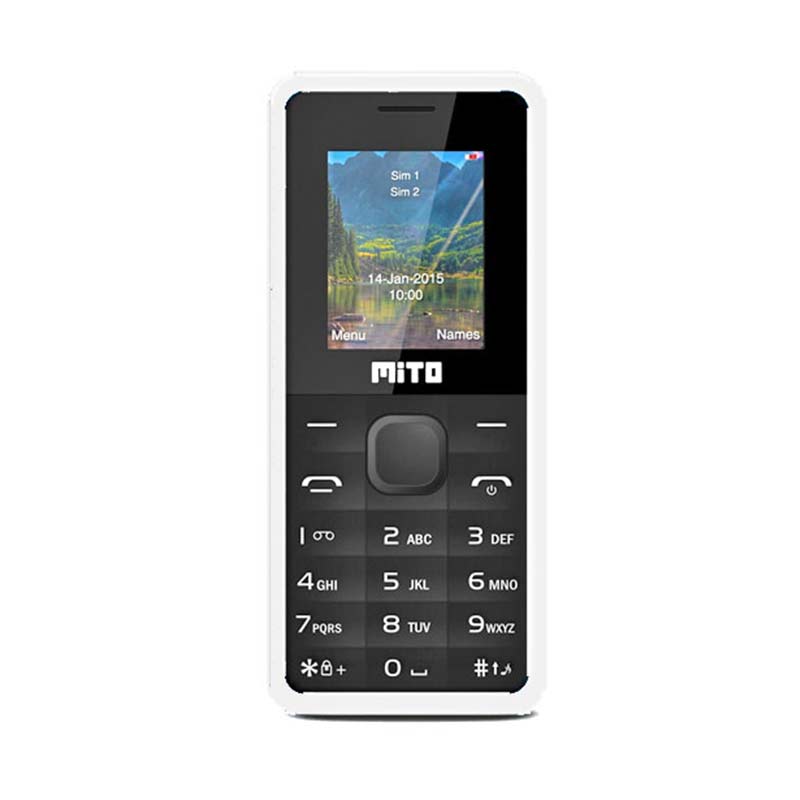 Mito 168 Candybar Handphone - White
