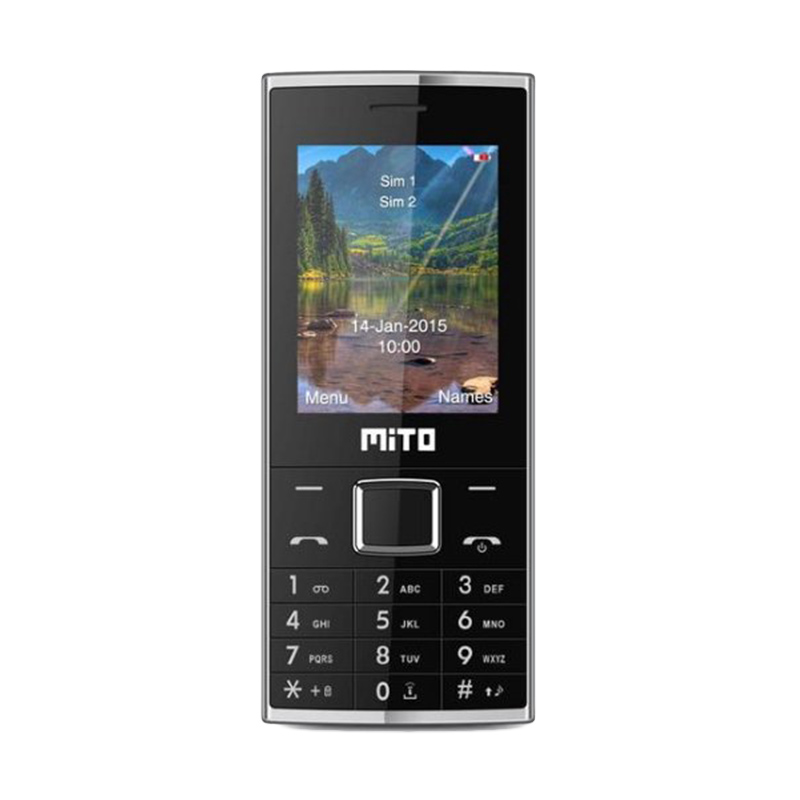 Mito 322 New Handphone - Hitam