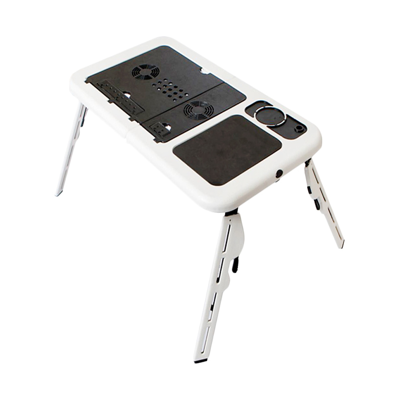Orbit.co.id - Meja Belajar Lipat Laptop Komputer Portable E Table Cooling Fan 1 Jual Mixtyle E-Table Portable with Cooling Fan Meja Laptop - Putih di Seller TIMBERLANDSHOP - Kota Bandar Lampung, Lampung | Blibli