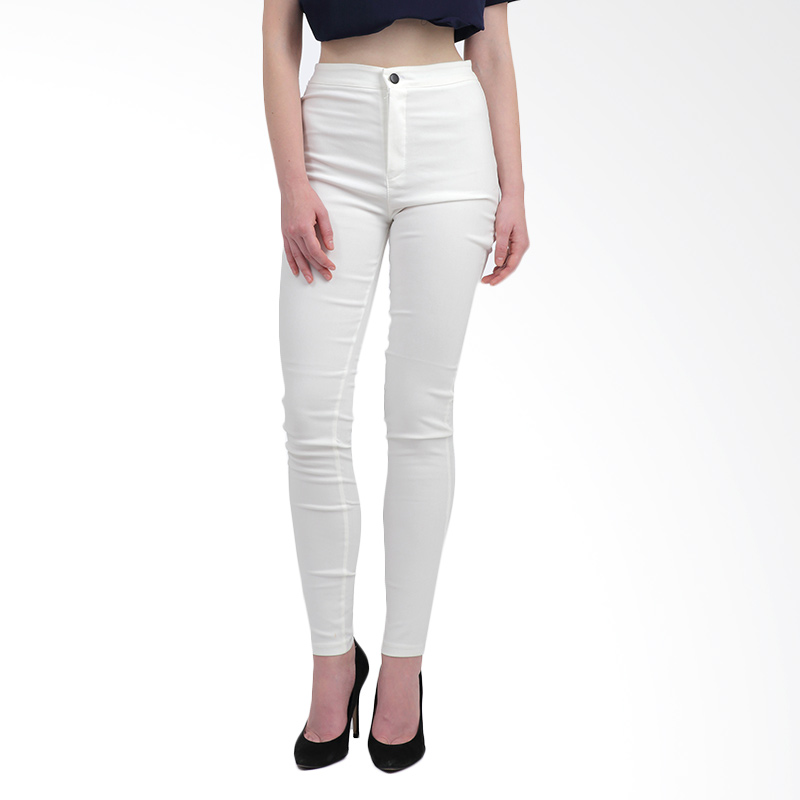 MKY Jacquelyn One Button Jegging - White