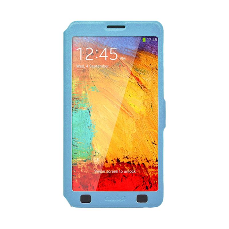 Kelebihan Kekurangan Ahha Arias Magic Blue Flip Cover Casing for Galaxy Note 3 Dan Harganya