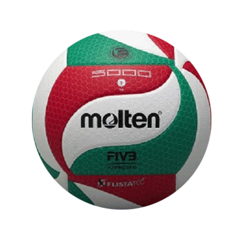 Pallone Da Volley Molten V5 M2501 | Ufficiale FIPAV Under 13 E Scuola | Rosso, Misura 5 (65-67 Cm) - Foto 7