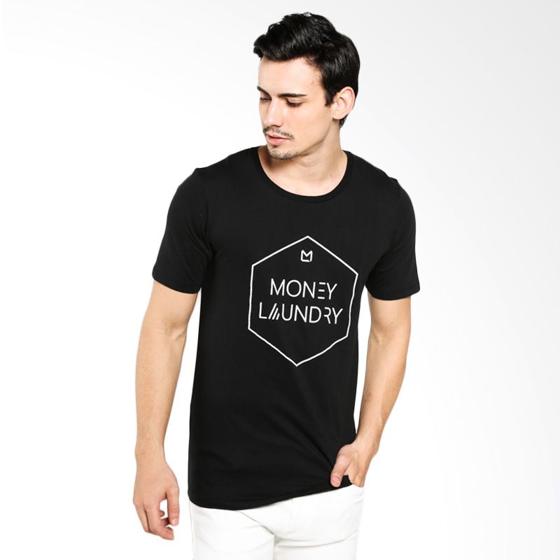 Money Laundry ML Polygon MLRYSSGTM0024 Black Kaos Pria Extra diskon 7% setiap hari Extra diskon 5% setiap hari Citibank – lebih hemat 10%