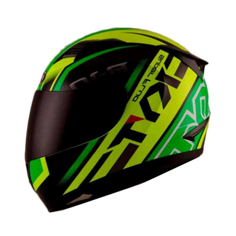 Jual KYT R10 Super Fluo Yellow Fluo Green Fluo Helm Full Face Online  Harga u0026 Kualitas Terjamin 