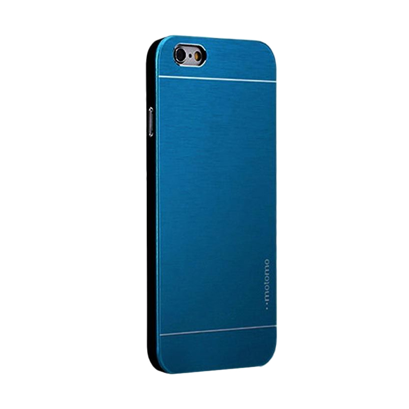 jual motomo metal casing for iphone 6 blue jual motomo metal casing for iphone 6 blue