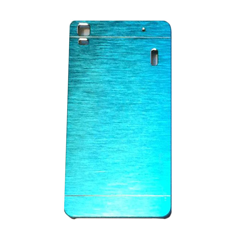 ... Motomo Metal Hardcase Casing for Lenovo A7000 Biru Muda