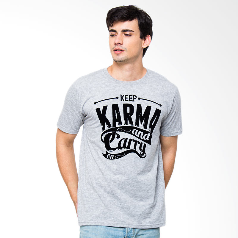 Moving Blue Keep Karma and Carry on 4744 T-Shirt - Grey Extra diskon 7% setiap hari Extra diskon 5% setiap hari Citibank – lebih hemat 10%