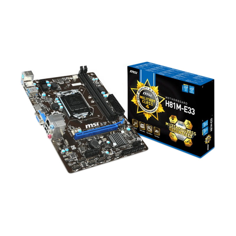 Jual MSi H81ME33 Motherboard di Seller GMT Harco Mangga Dua Palmerah