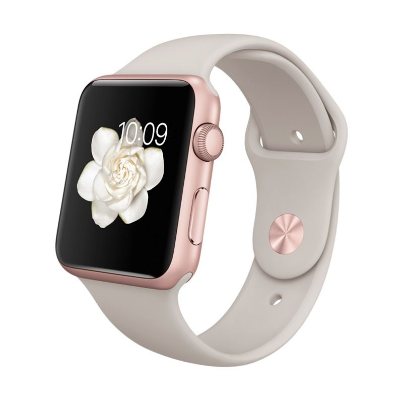 Jual Apple Watch Sport 42mm Rose Gold Stone Smartwatch