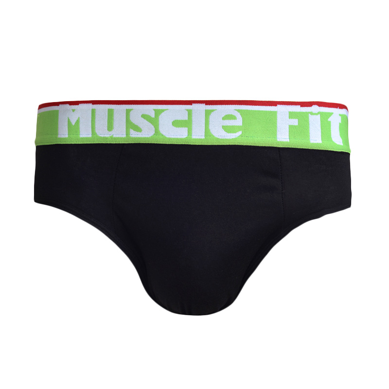 Muscle Fit Mfcd 208 Brief 3 Pcs Celana Dalam Pria  Hitam  