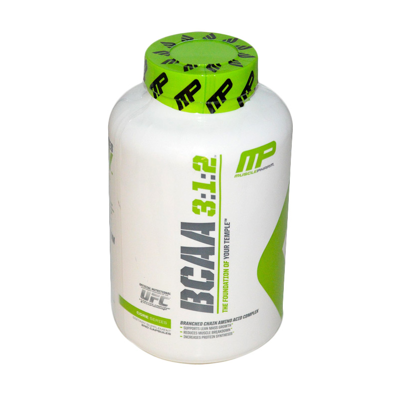 Jual Musclepharm Mp Bcaa Suplemen Kesehatan 240 Caps Online Januari 2021 Blibli