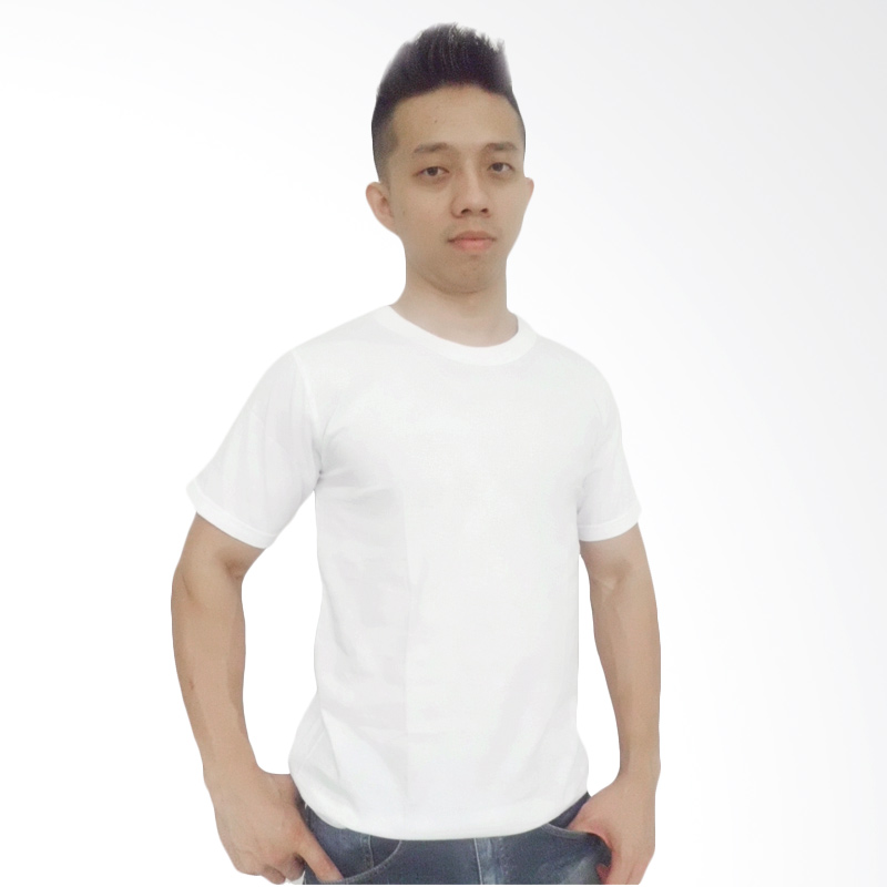 Nakedlily Round Neck T-Shirt - White [Pay Rp 110.000 Get 3 Pcs] Extra diskon 7% setiap hari Extra diskon 5% setiap hari Citibank – lebih hemat 10%