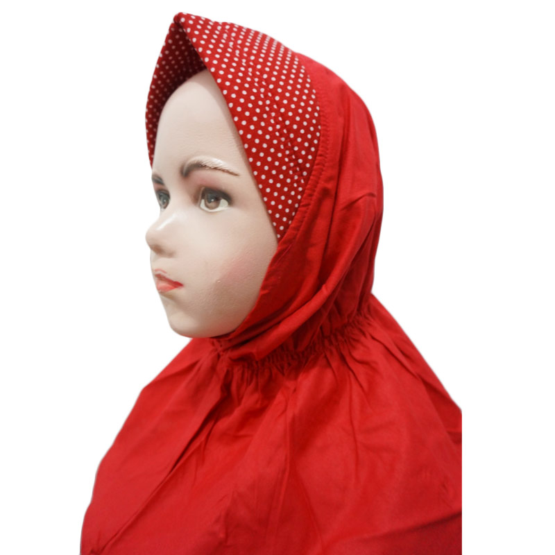 Jual Namuslimah Kecil GKB-2 Baju Muslim Anak - Merah