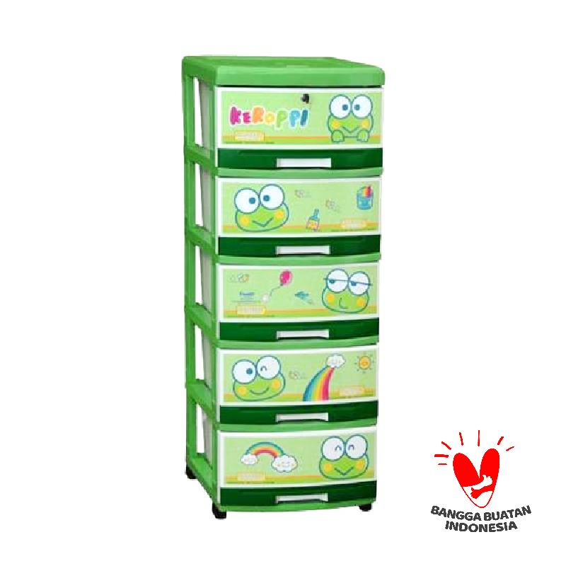 Jual Napolly SFC2 5000 KREC Keroppi  Lemari  5 susun 