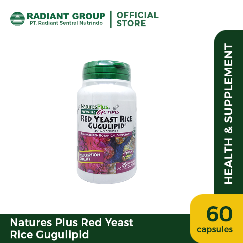 Jual Nature's Plus Red Yeast Rice Gugulipid (60 Capsules) di Seller