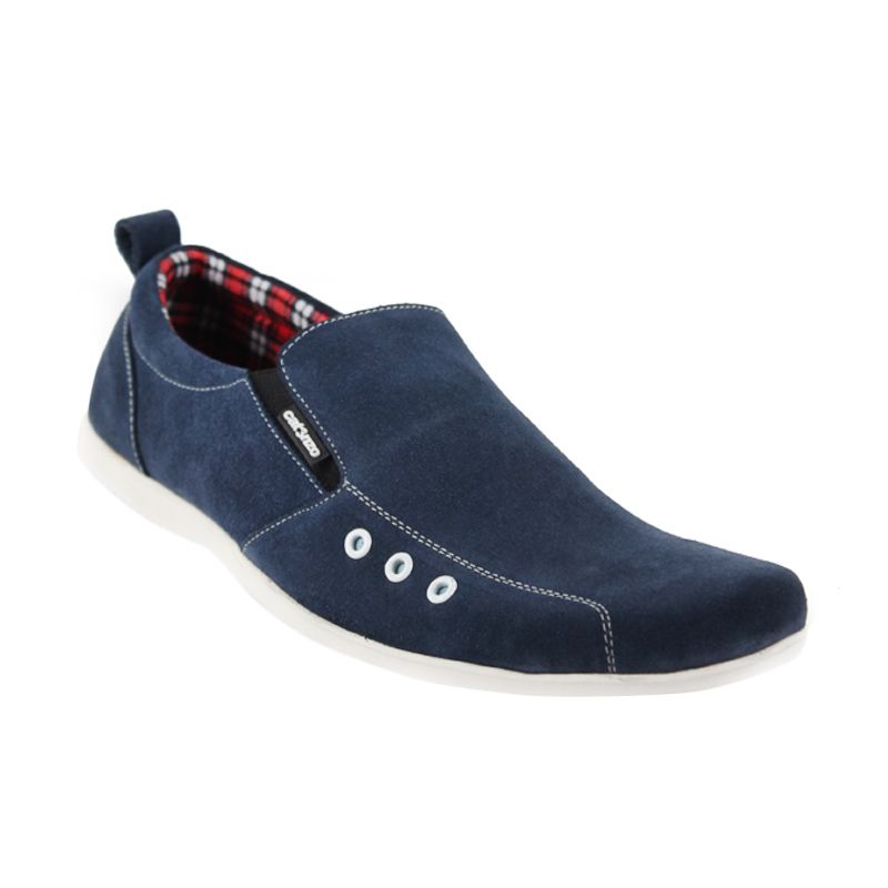 Catenzo Simple Flat Classic Blue Sepatu Pria