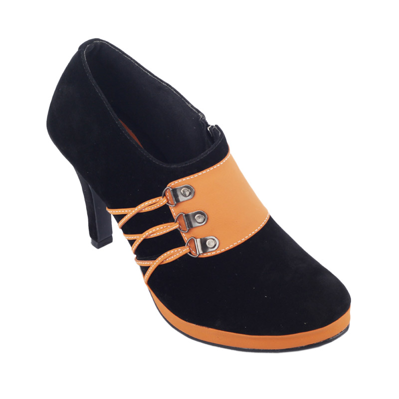 Navara Cassy High Heels Sepatu Wanita - Black