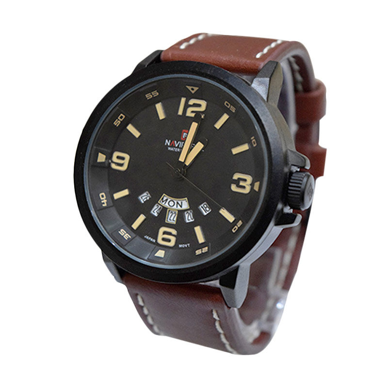 Naviforce NFC9028BRW Jam Tangan Pria - Black