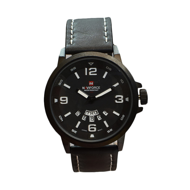 Naviforce NF9028MBLK Jam Tangan Pria - Black