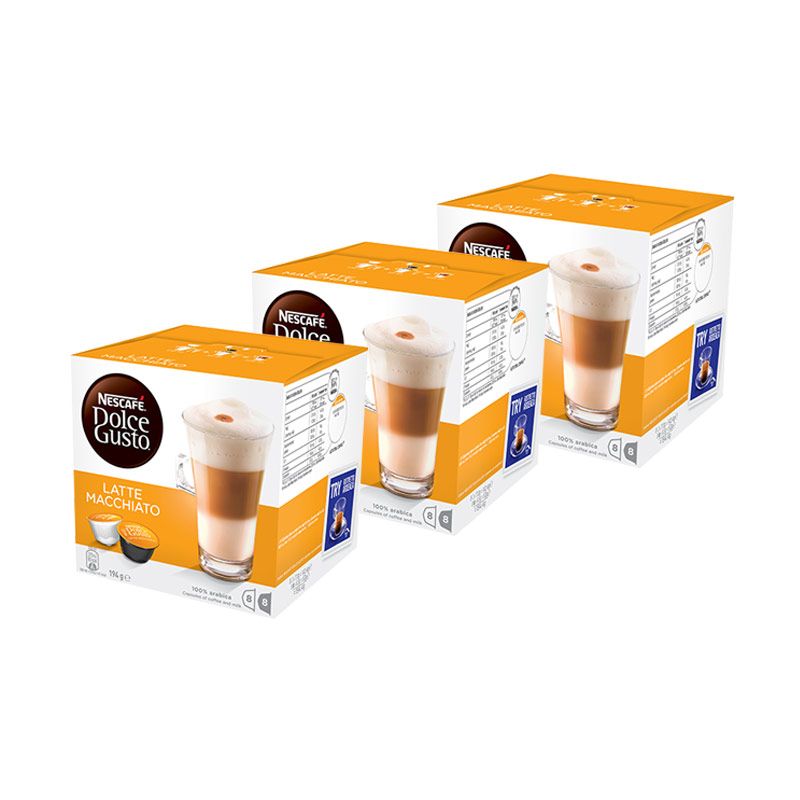 Jual Nescafe Dolce Gusto Latte Macchiato Capsule [3 Box] di Seller