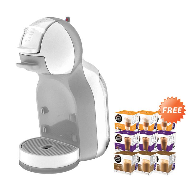 Jual Nescafe Dolce Gusto Mini Me White Mesin Kopi + 9 Box Capsule di